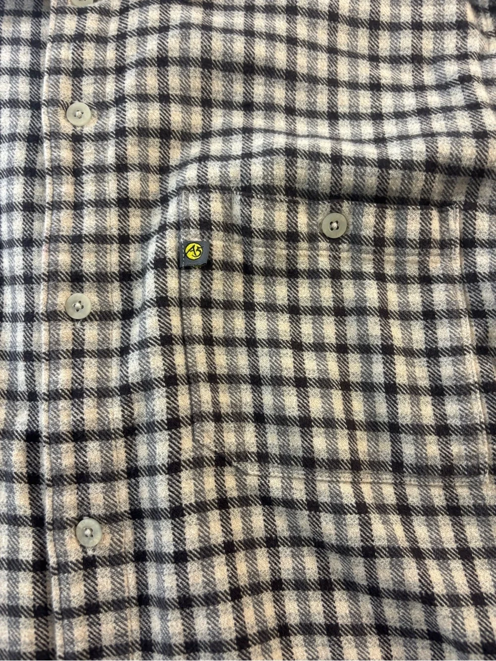 The North Face A5 Series Flannel Shirt Mens Size Medium 100% Cotton Button Up